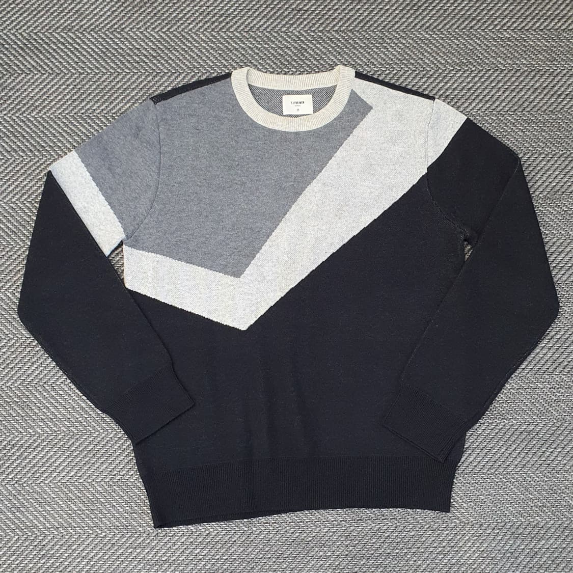 티아이포맨 긴소매 울 니트 남자105~110 상품이미지1