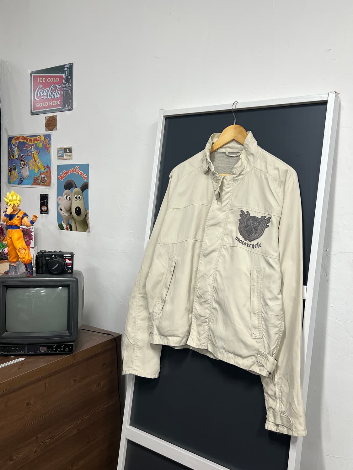 Guess 게스 모터 사이클 레이싱 크롭 자켓 상품이미지8