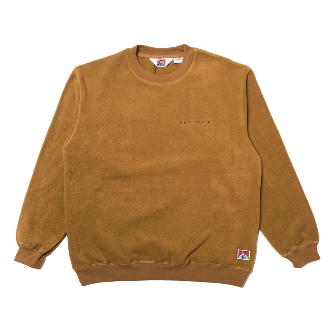 [L]플리스 스웨트 셔츠-카멜 상품이미지1