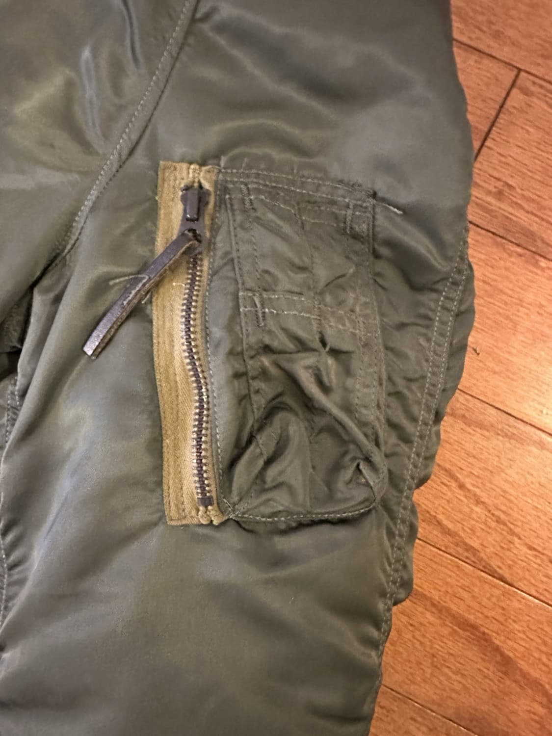 70s 알파 인더스트리 N-2B 헤비 플라잉 자켓 상품이미지2