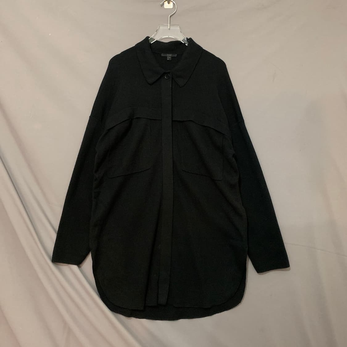 S COS 코스 니트 카라 오버핏 롱 가디건 상품이미지1