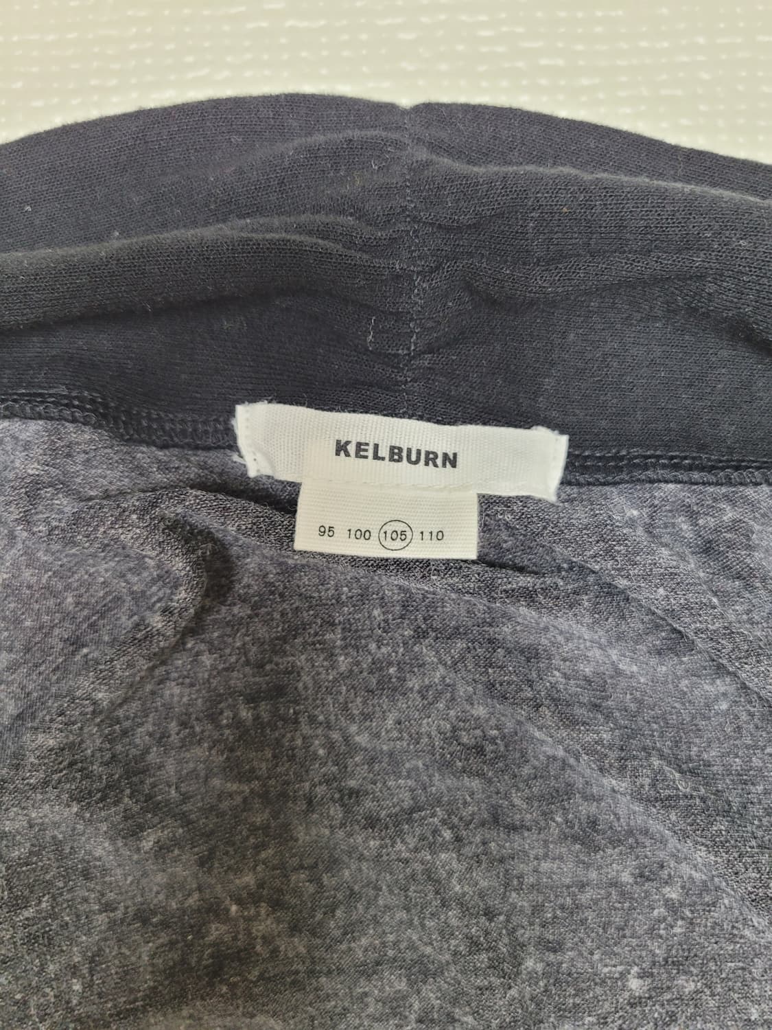 켈번 KELBURN 남자 원버튼 숄 가디건 100 블랙 상품이미지9