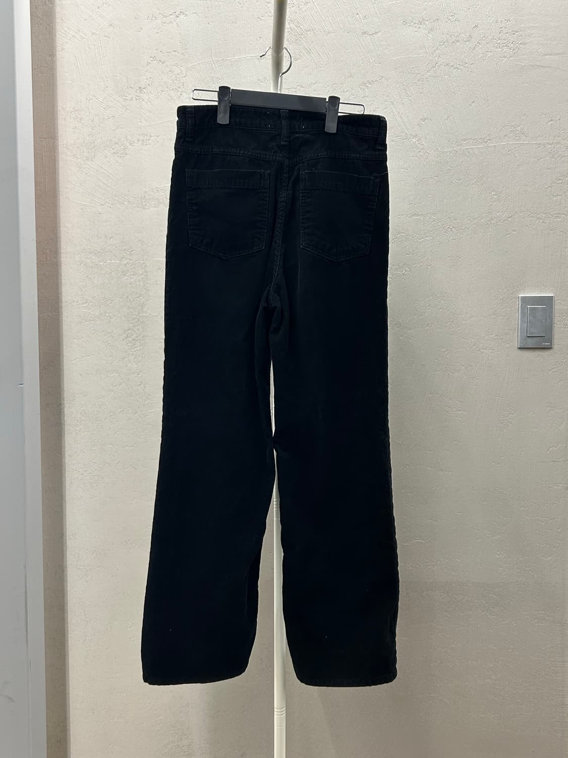 LE 블랙 골덴 팬츠 상품이미지3