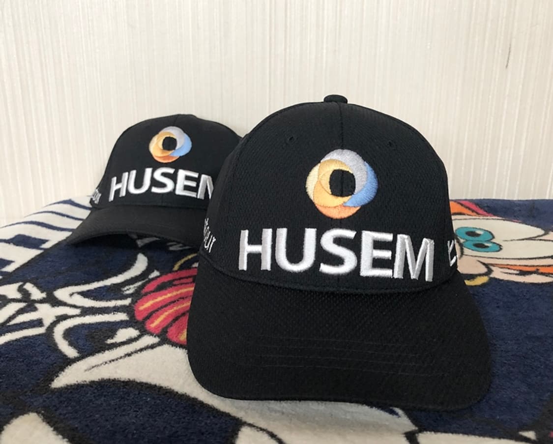 팀휴셈(HUSEM)골프단 일본투어 프로골퍼모자/캡(검) S 상품이미지4
