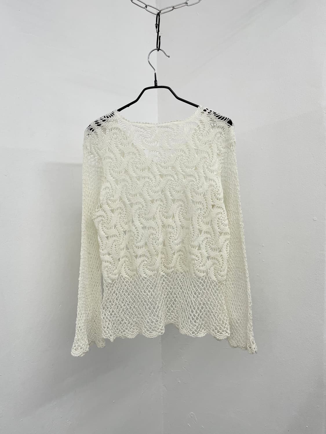 아이보리 디테일 크로셰 탑 상품이미지6