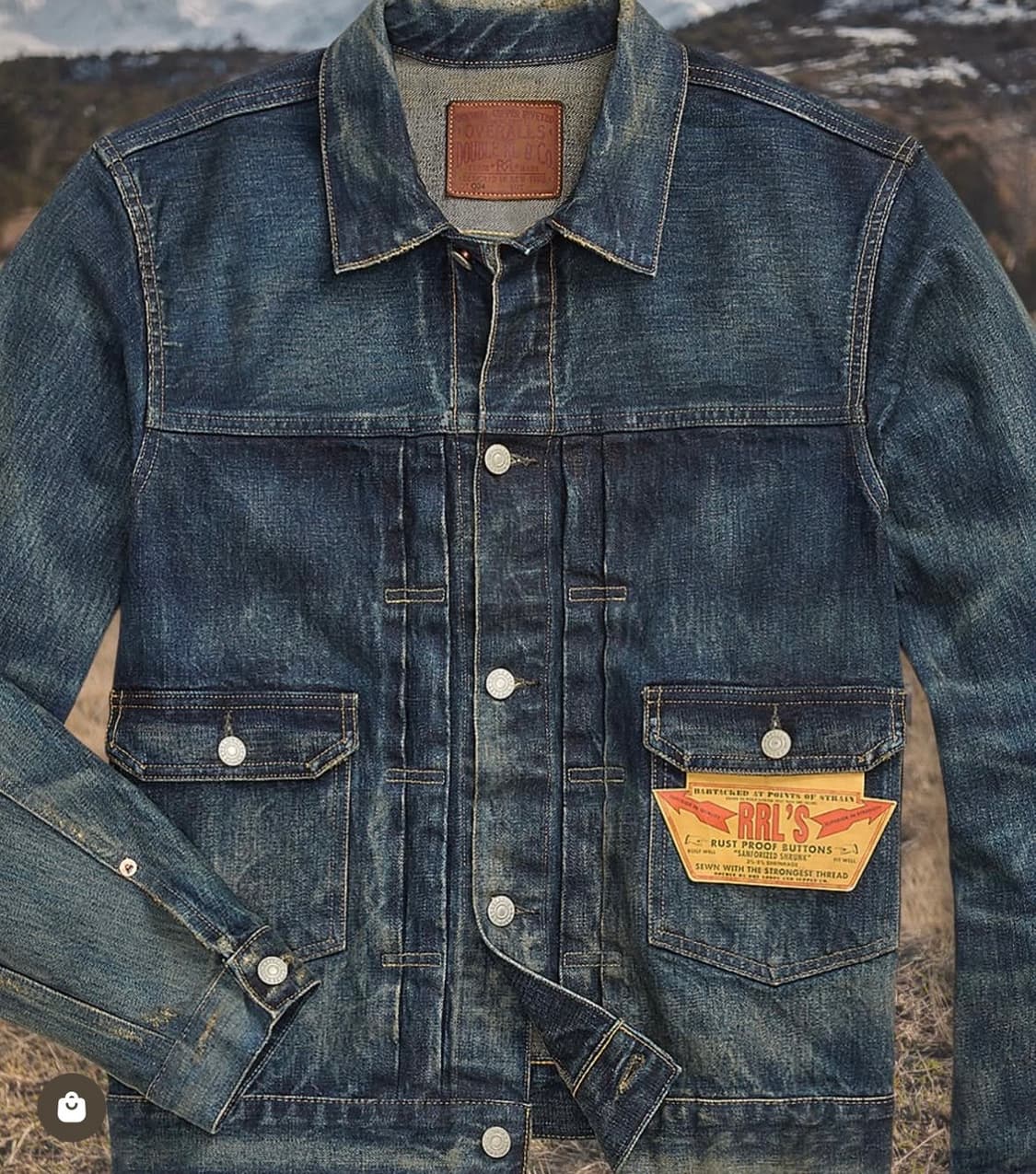 RRL 웨스트뷰 트러커 데님 자켓 더블알엘 lot271 상품이미지1