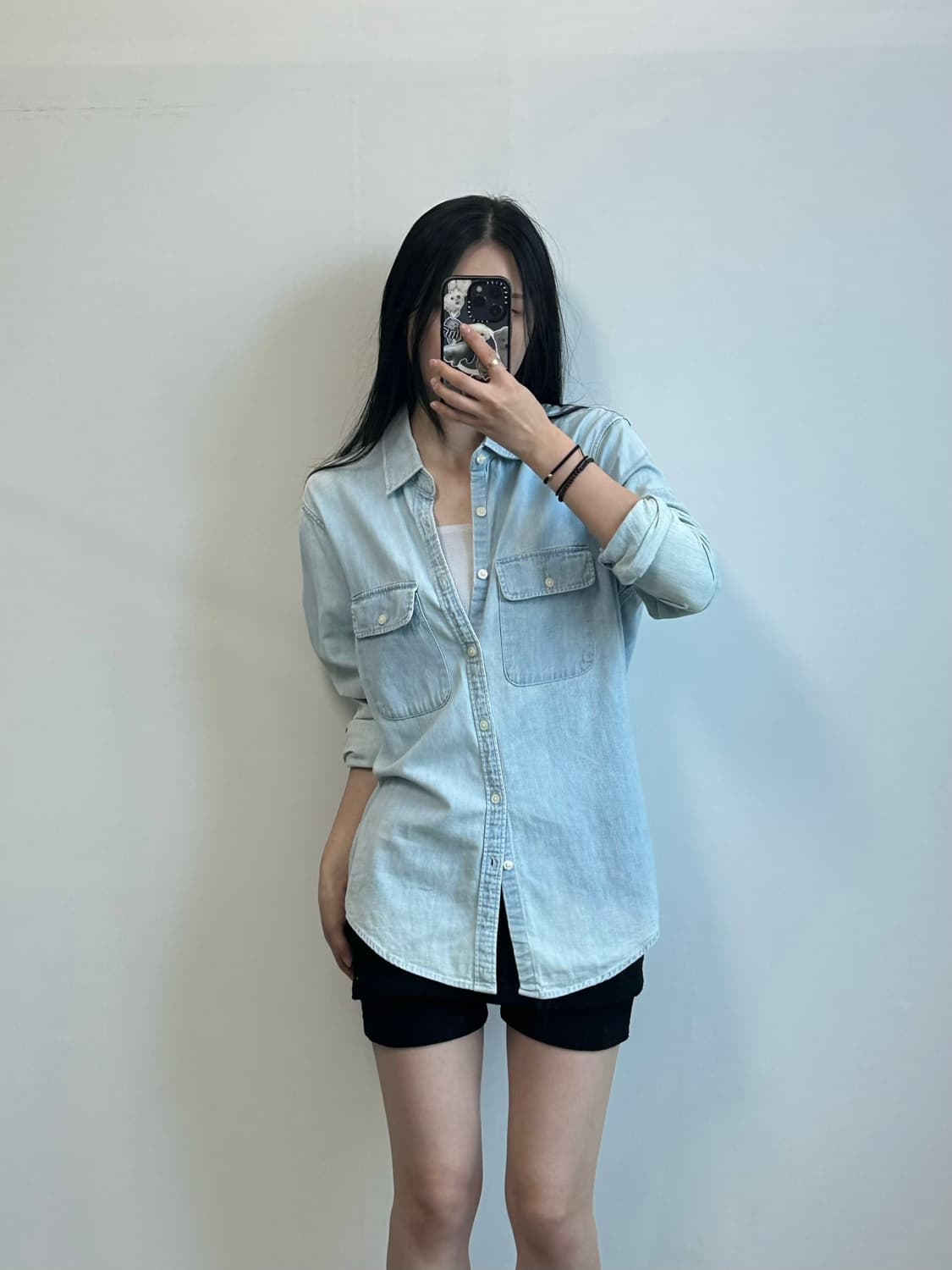 아베크롬비 포켓 데님 셔츠 상품이미지1
