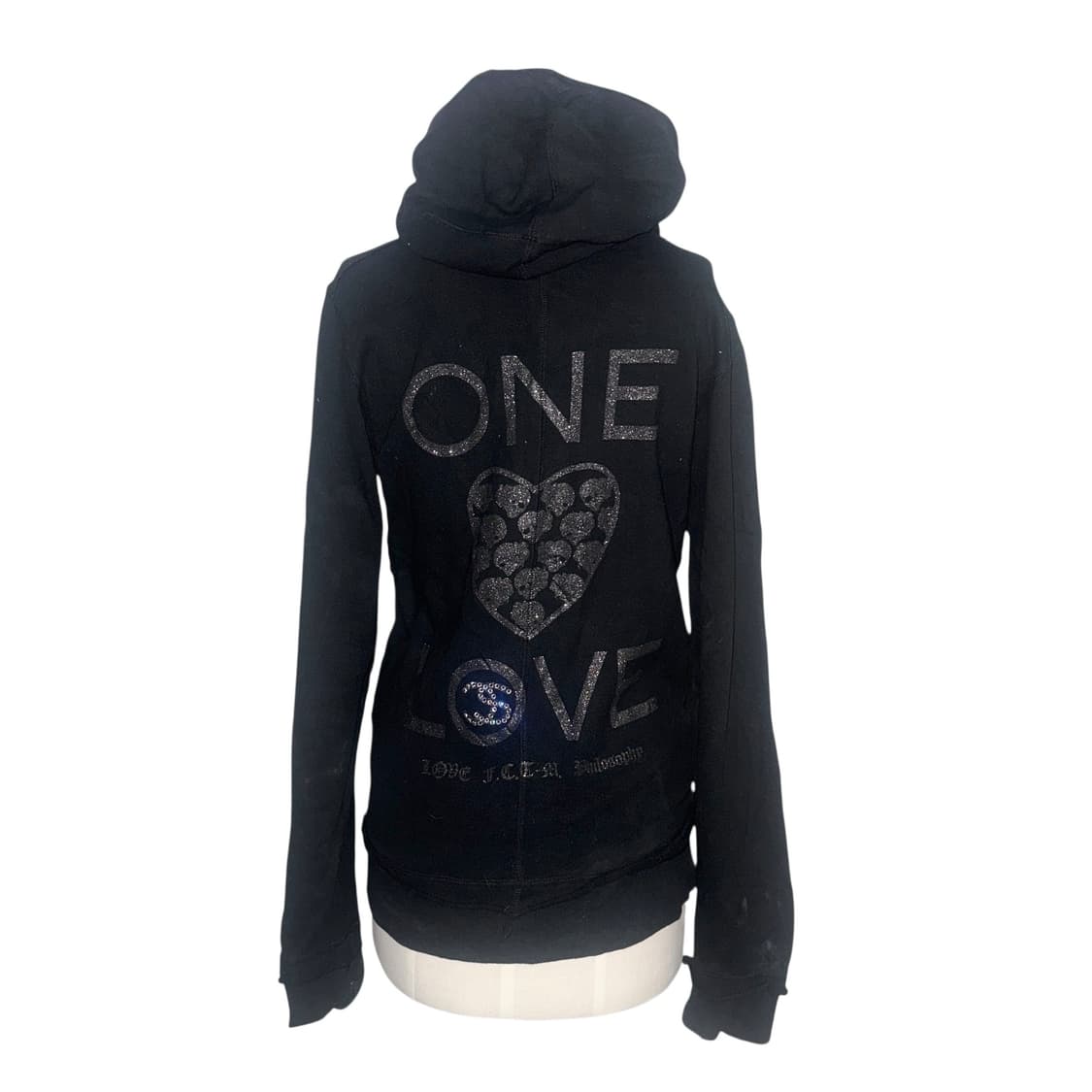 Black Gyaru Hood zip-up 상품이미지4