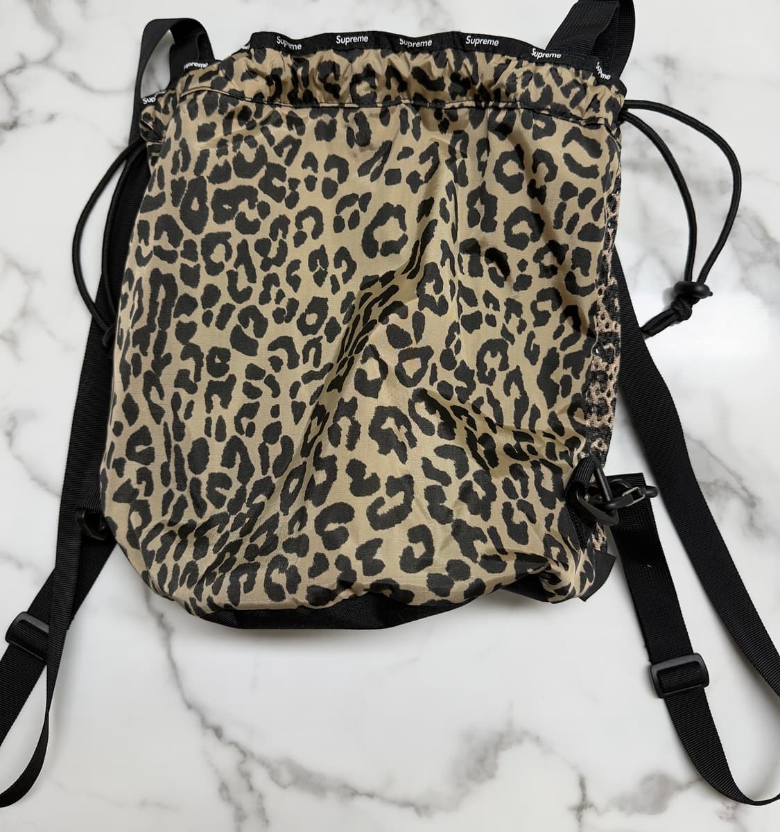 슈프림 메쉬 스몰 백팩 레오파드 상품이미지2