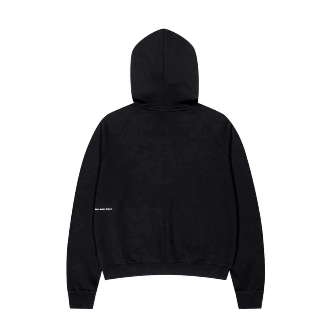 (1 2 3 4) 산산기어 X 오아시스 후드 집업 블랙 상품이미지2