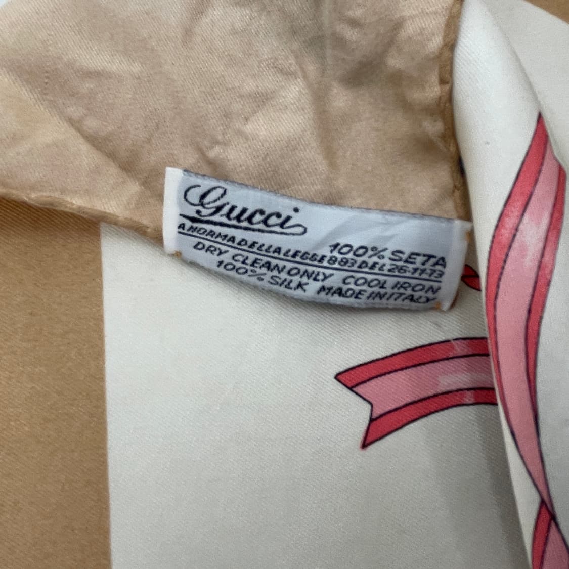 80s 올드 구찌 스카프 85 까레 상품이미지8