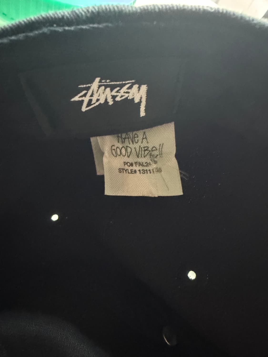 스투시 미드 뎁스 스포츠 스냅백 블랙 상품이미지4