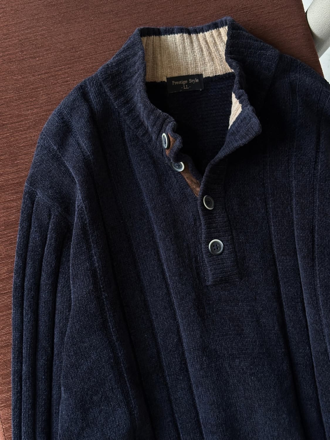 Coludy touch middle gauge knit button 상품이미지7