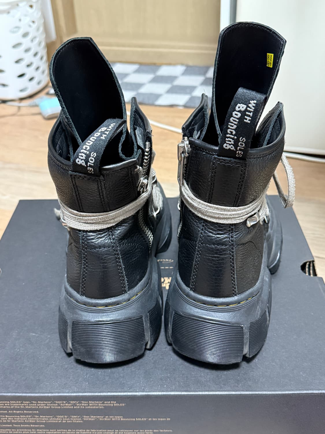 닥터마틴x릭오웬스 1460 메가레이스 41size, UK 7 상품이미지5