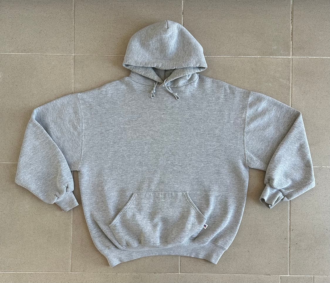 90s 빈티지 러셀 후드 그레이 XL USA 상품이미지1