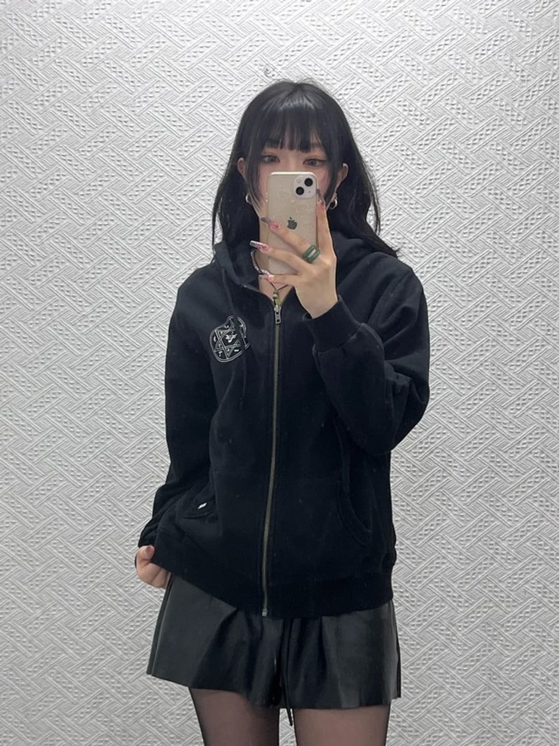 미스치프 빈티지 스트릿 펑크 힙합 고딕 후드집업 F C11557 상품이미지2