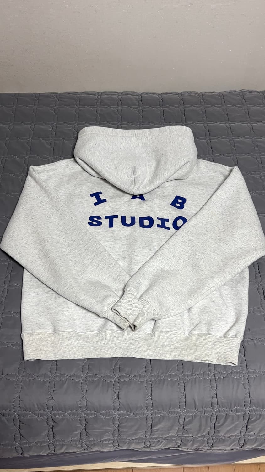 아이앱 스튜디오 후드티 라이트그레이 M 상품이미지2