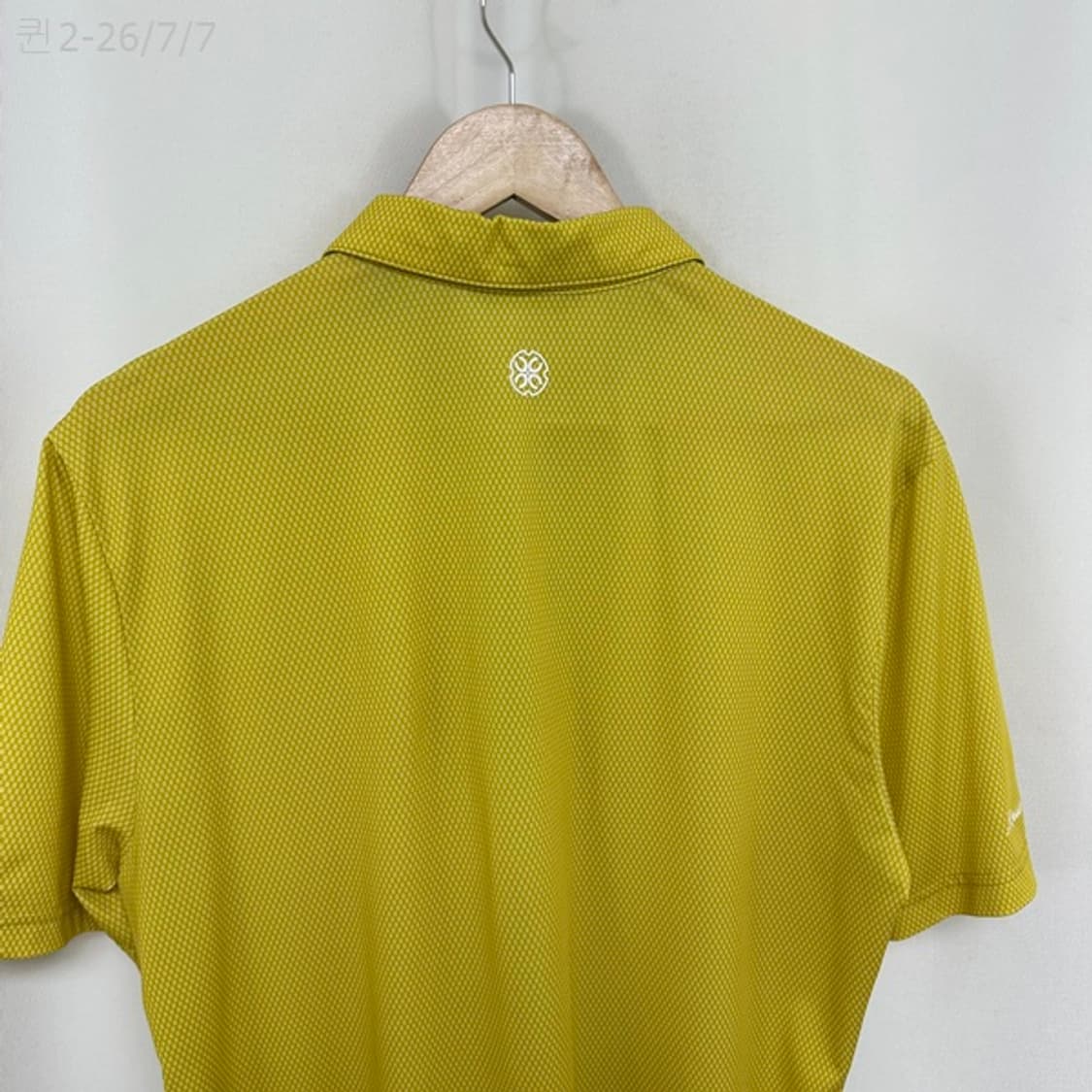 
루이까스텔 남자 스판 카라 반팔티 옐로우 100 상품이미지10