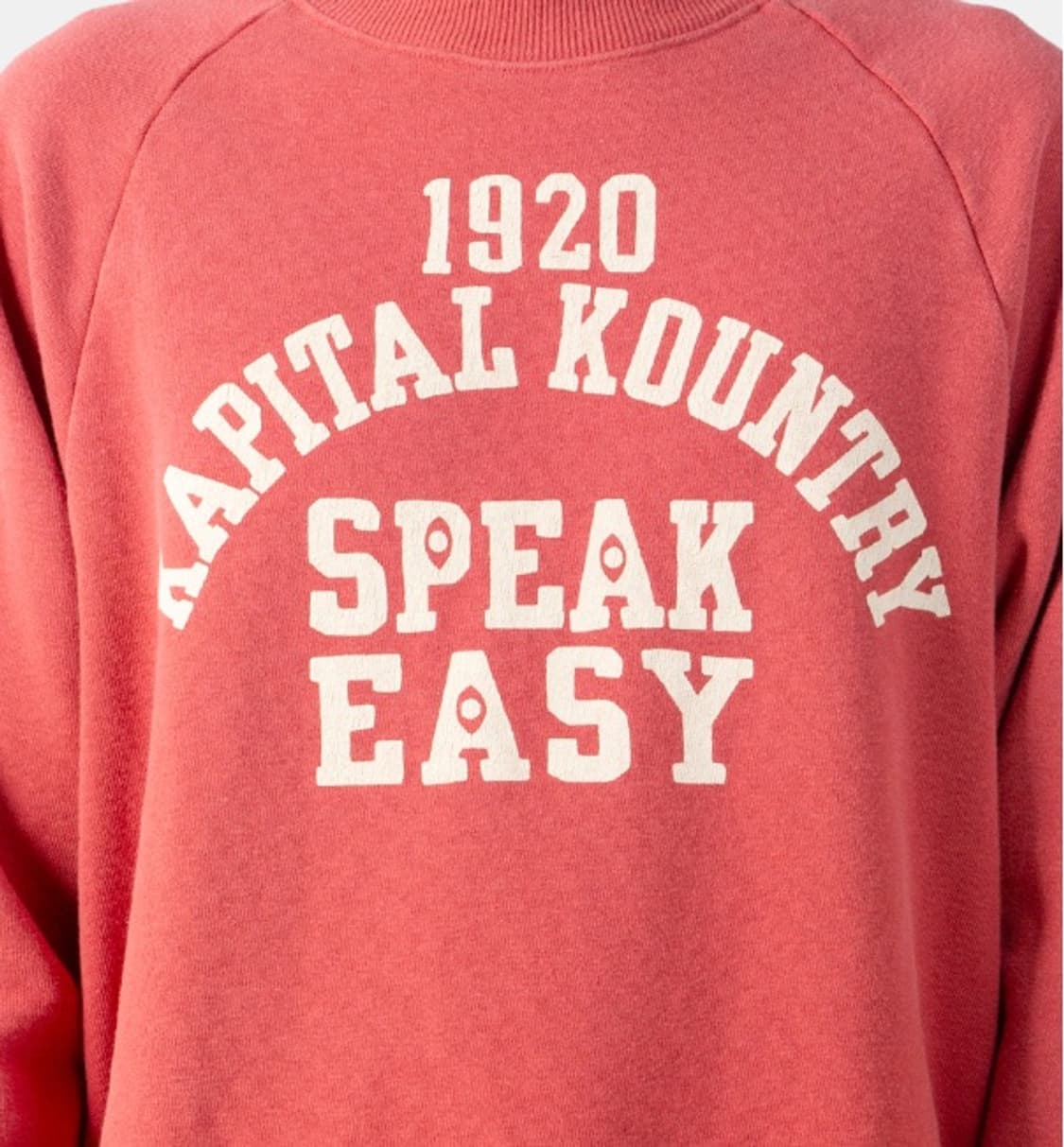 [5] 캐피탈  1920 SPEAK EASY 스웻셔츠 레드  설명: 상품이미지4