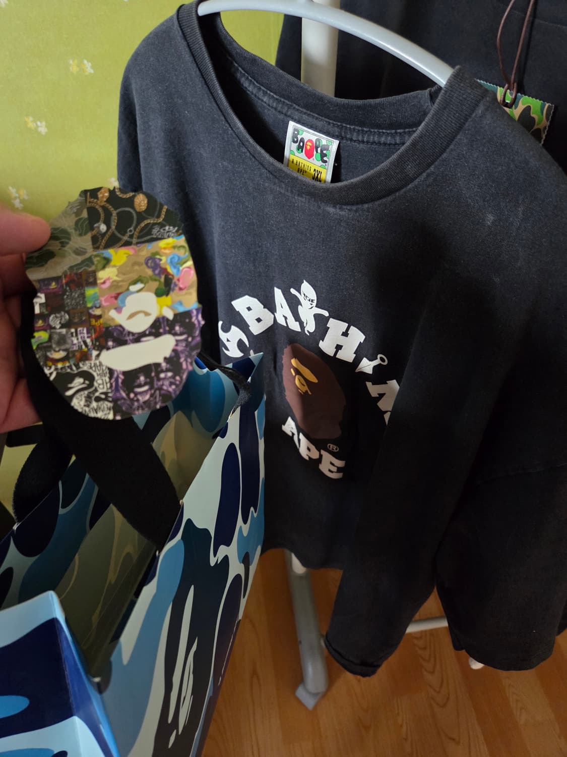 베이프 닌자 반팔 3xl(실측2xl) 상품이미지1