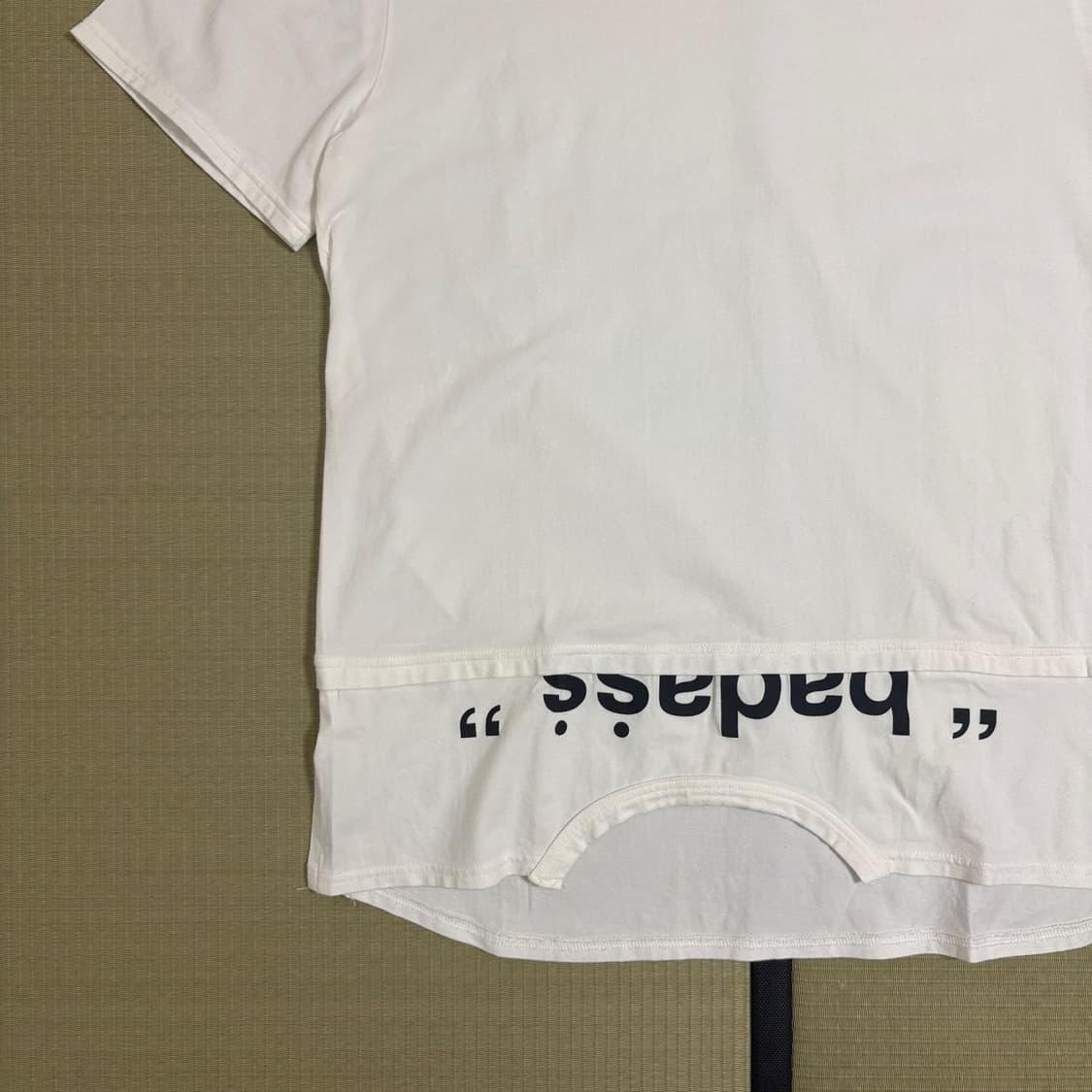 디스커버드 절개 레이어드 반팔 티셔츠 상품이미지4