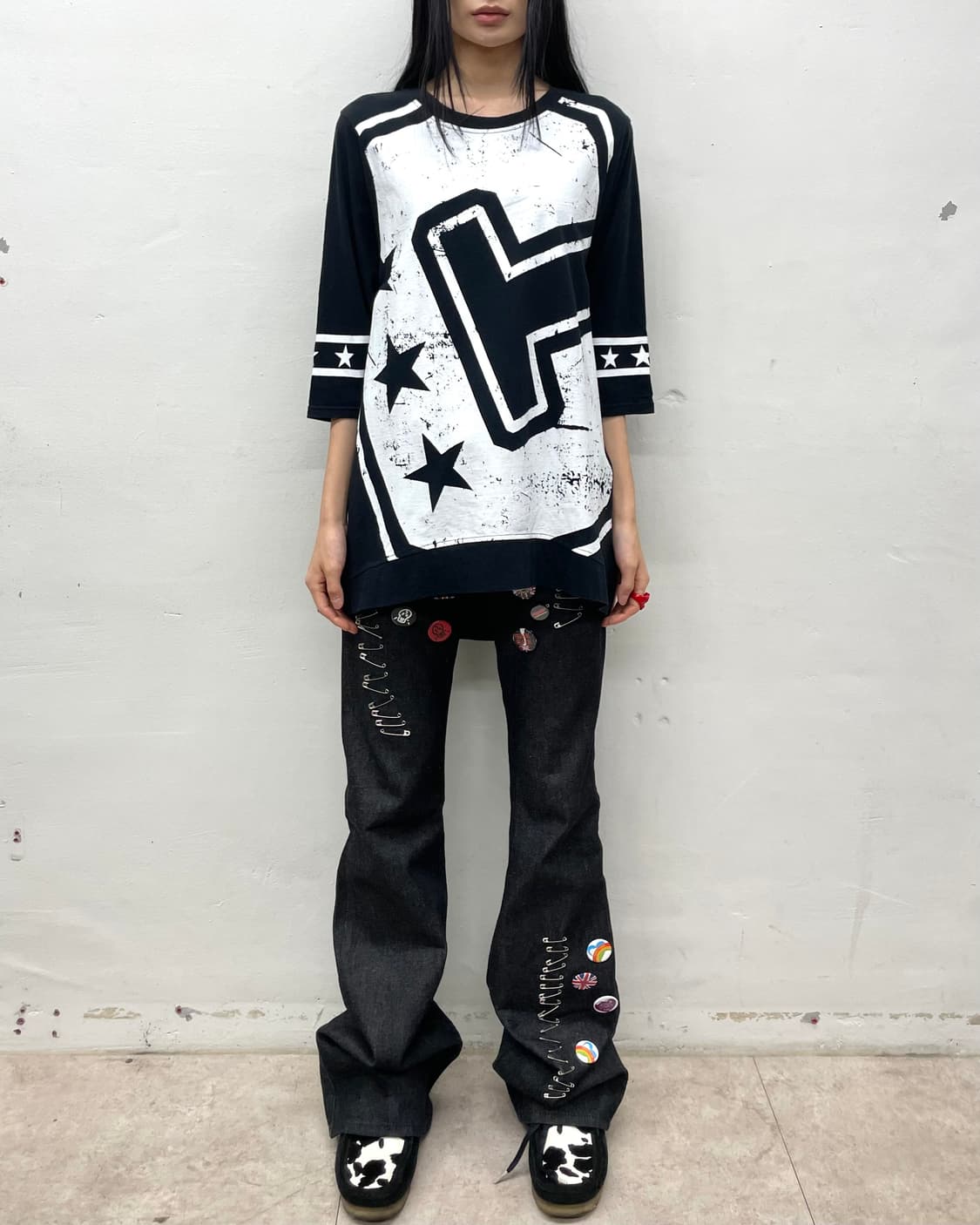 Big C Star Black T-shirt  상품이미지4