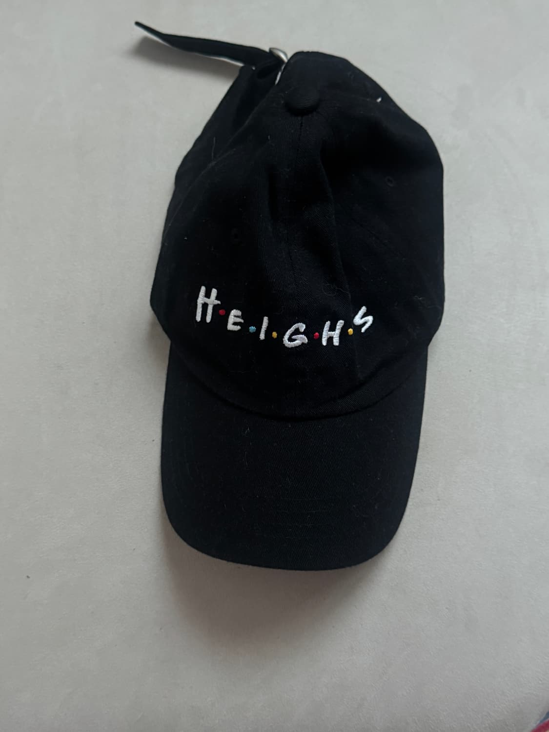 하이츠스토어 볼캡 블랙 상품이미지1