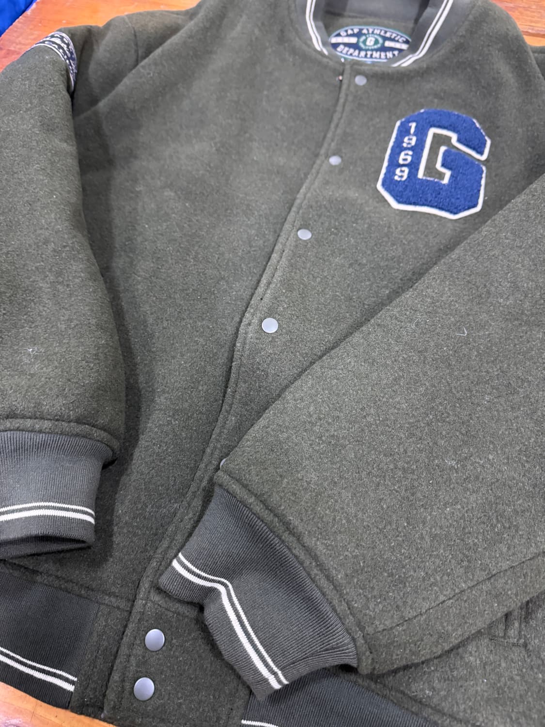 갭 바시티 자켓 사이즈XL 택달린 새상품 상품이미지8