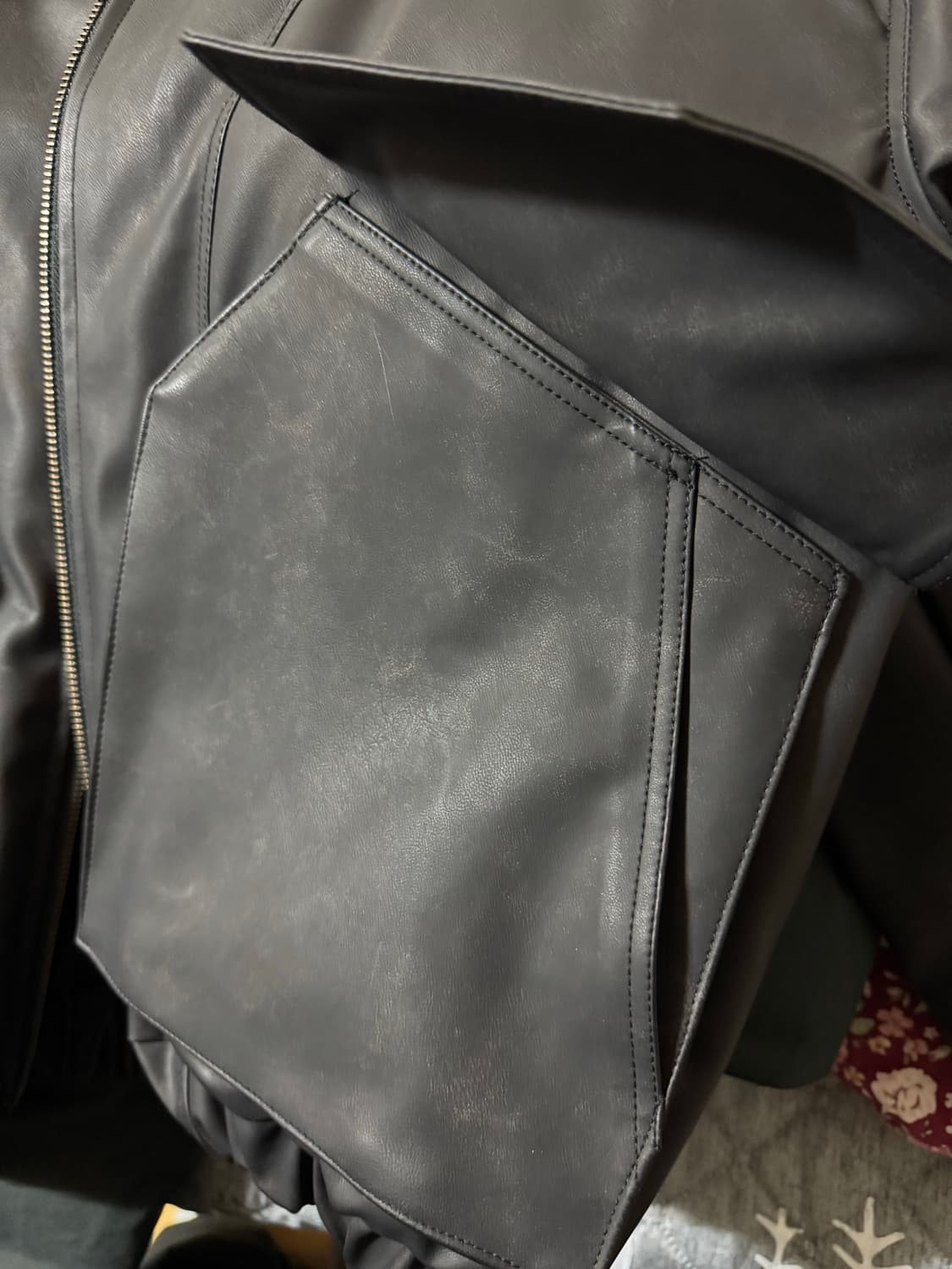 Full of ssun 풀오브썬 후드 레더 상품이미지7