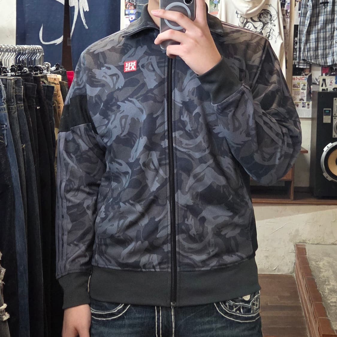 아디다스 X WHAK 콜라보 카모 져지 트랙탑 상품이미지2