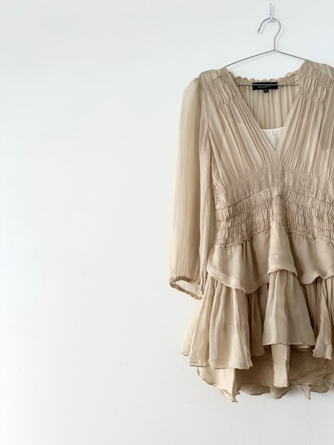 ISABEL MARANT ruffle chiffon mini ops  상품이미지2