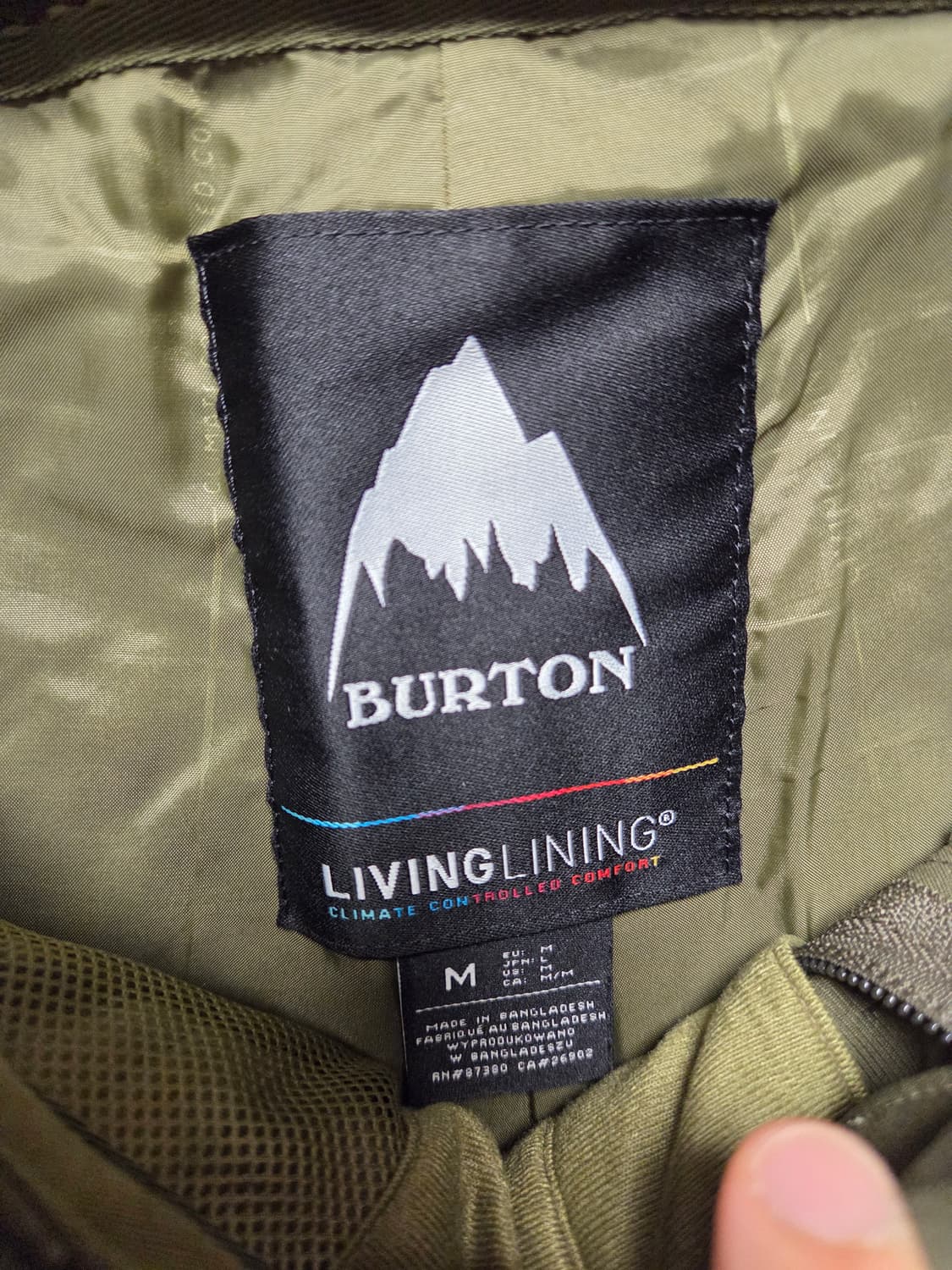 버튼(Burton) 정품 보드팬츠 카키 - M사이즈 상품이미지4