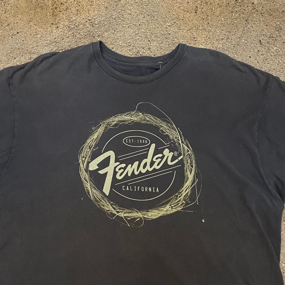 미국 빈티지 펜더 Fender 로고 반팔티 락티셔츠 상품이미지2