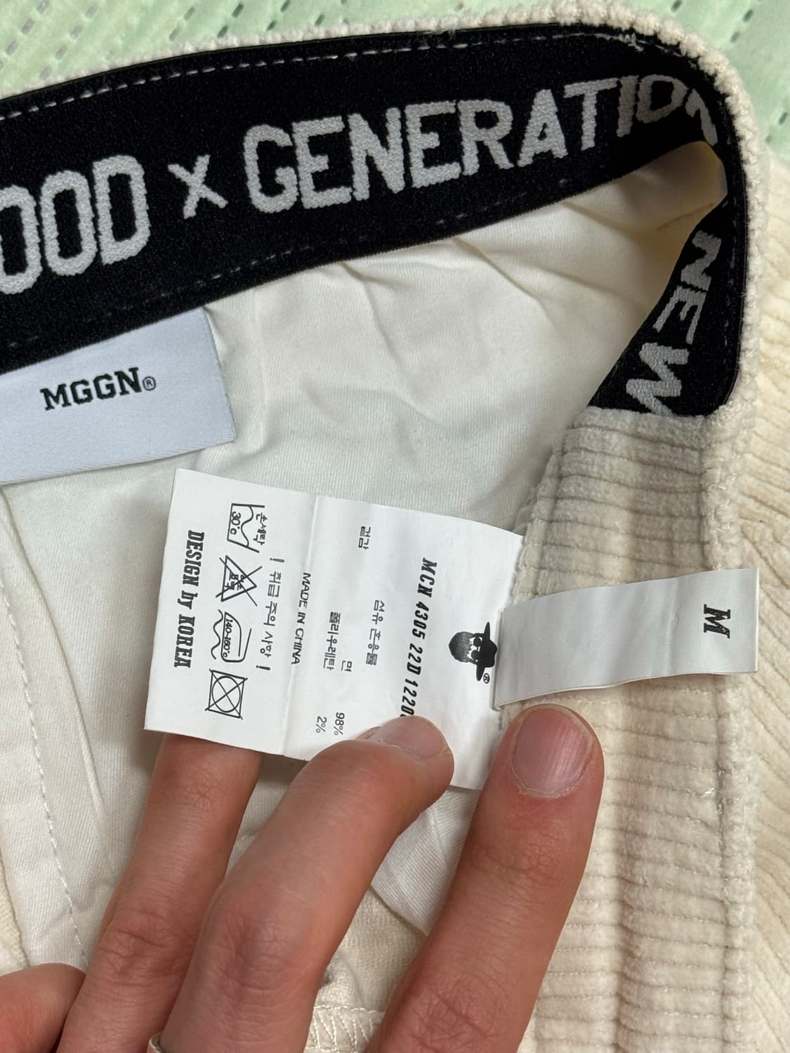 맥우드건 코듀로이 팬츠 새상품급 상품이미지2