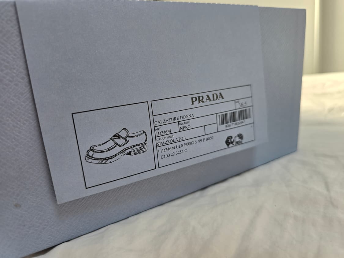 프라다 초콜릿 브러쉬드 로퍼 36.5 상품이미지7