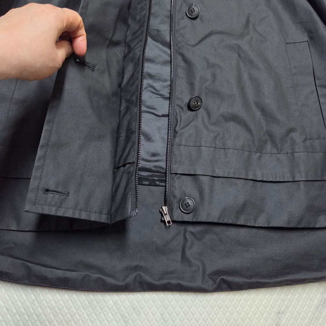 스튜디오 톰보이 블랙 후드 점퍼 상품이미지5