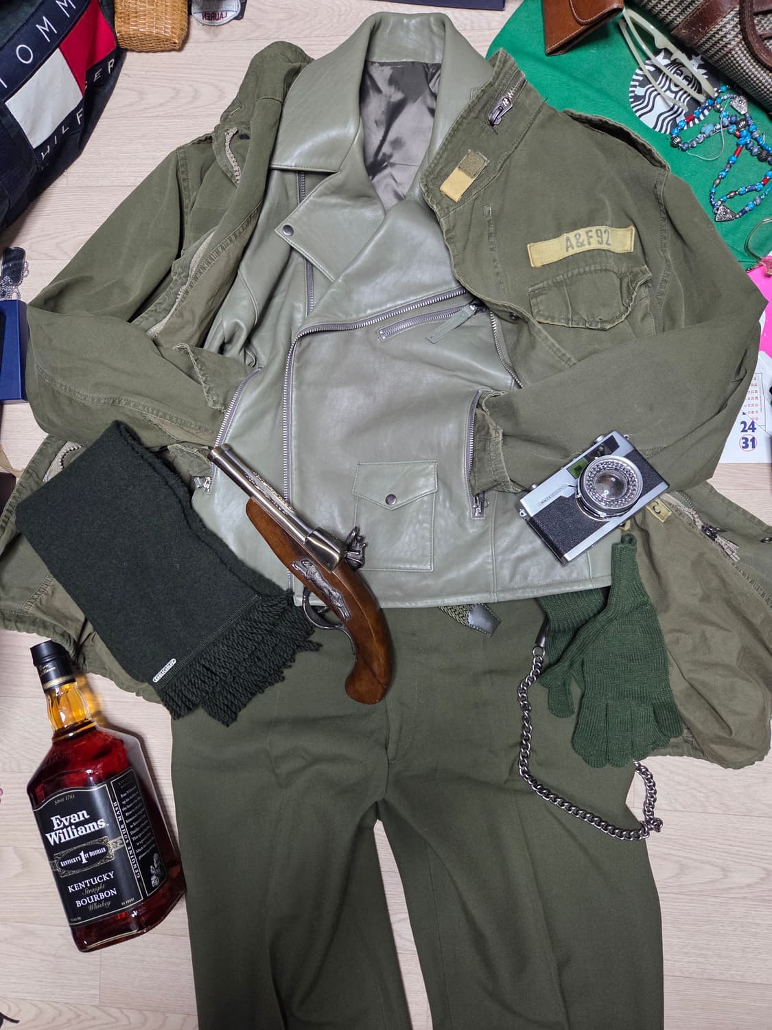 (U.K)바이크 라이더 자켓 가죽 점퍼 핸드메이드 레더자켓 상품이미지2