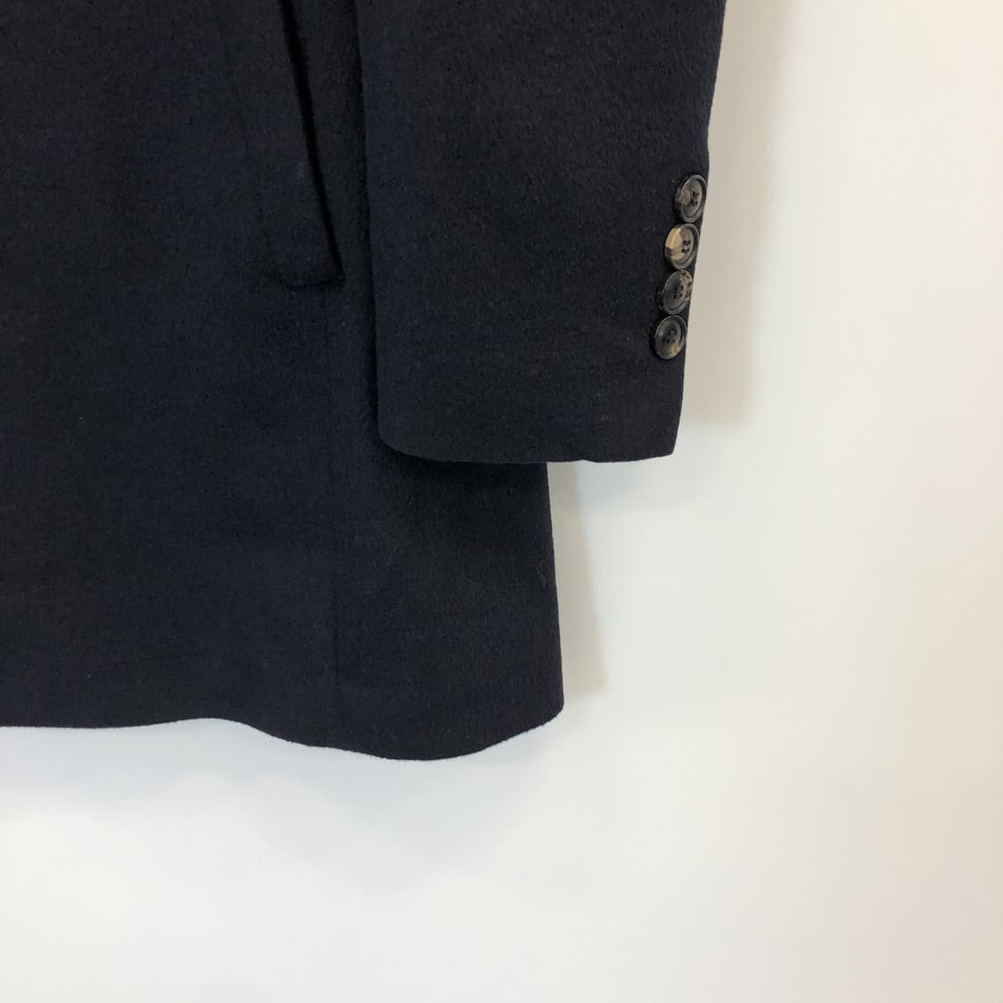 지이크 캐시미어 블렌디드 누빔코트 95-100 상품이미지2