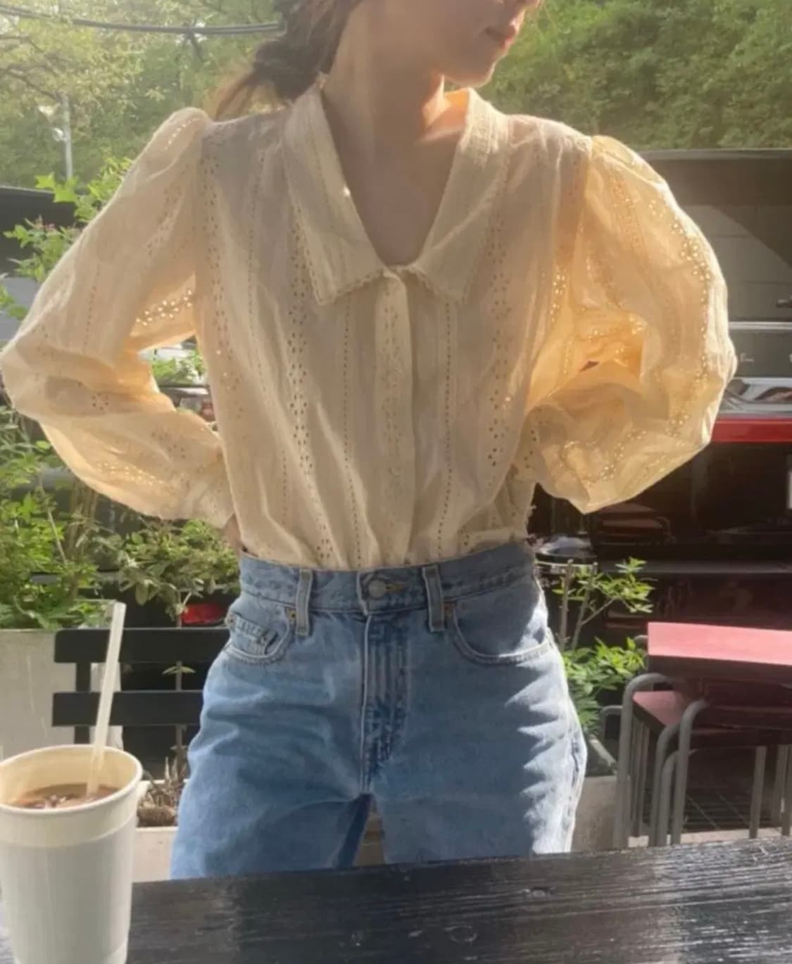 쏘딩키브레드 올리비아 블라우스 상품이미지2