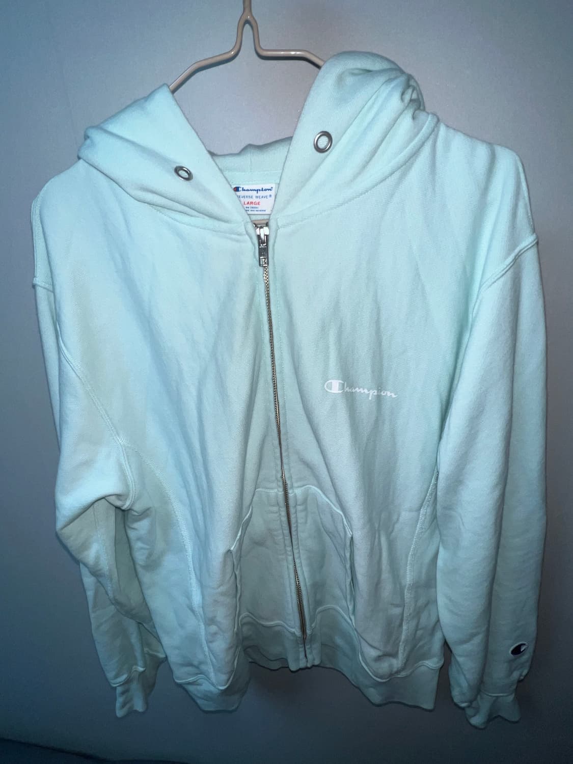 챔피온 후드집업 민트  상품이미지2