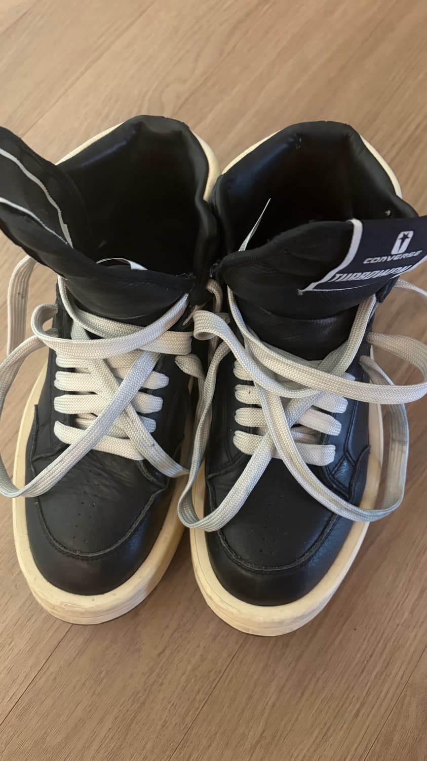 릭오웬스x컨버스 터보웨폰 블랙 250 상품이미지2