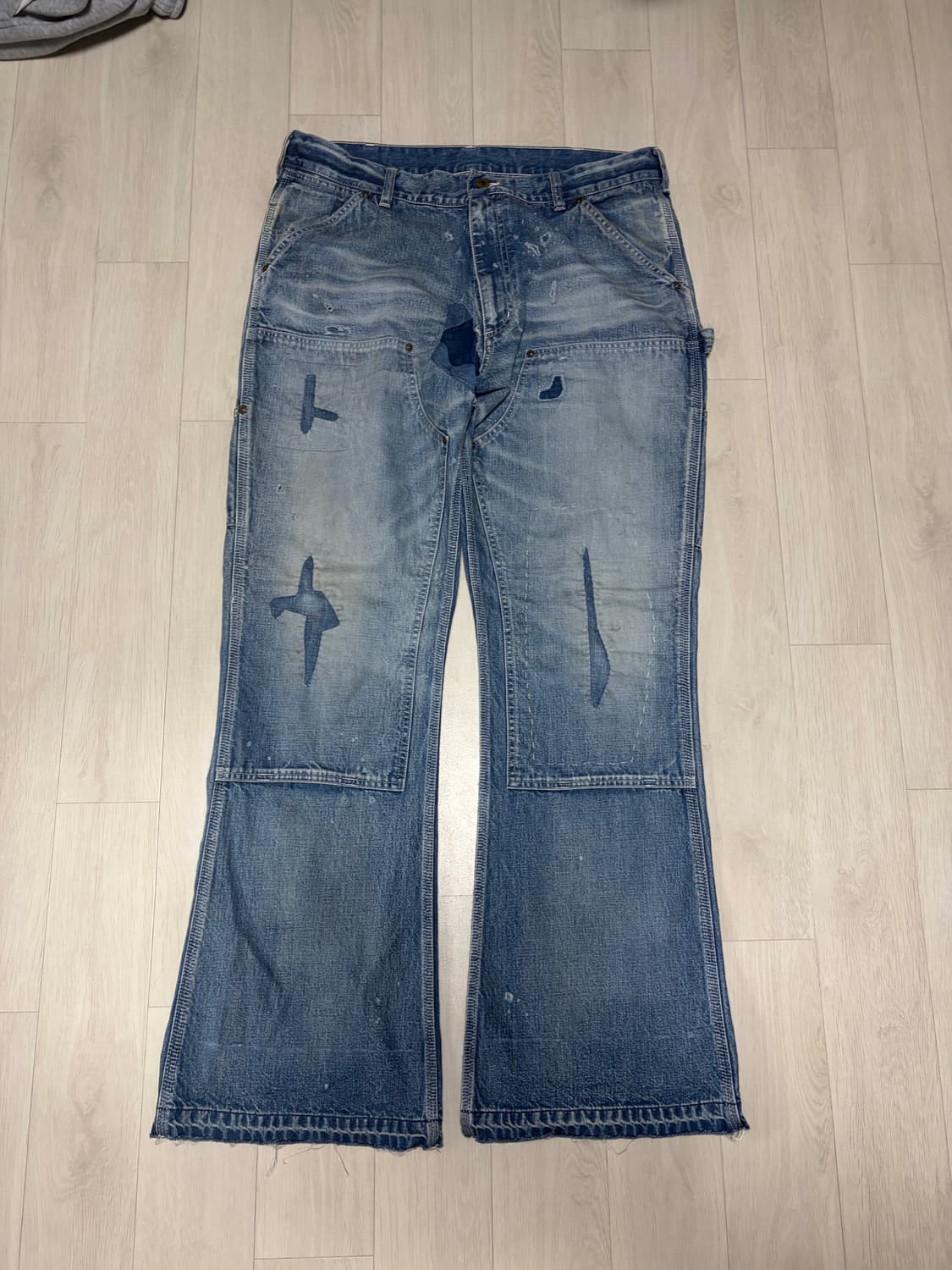 세인트미카엘 데님 부츠컷 블루 XL 상품이미지1