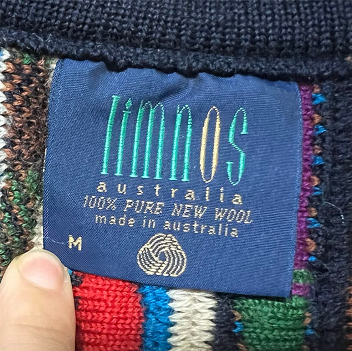 limnos 림노스 남자 케이블 가디건 스트릿룩 L 100 상품이미지3