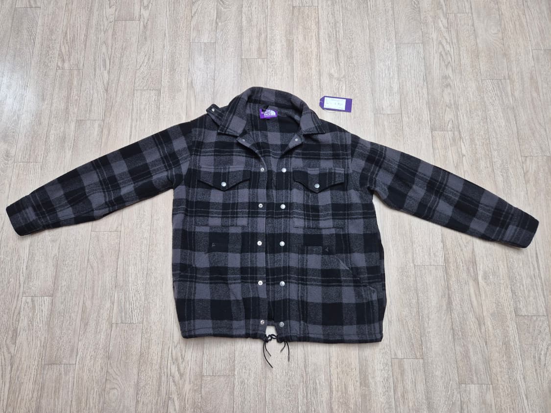 노스페이스 퍼플라벨 울 필드 CPO 자켓 L 블랙 상품이미지5