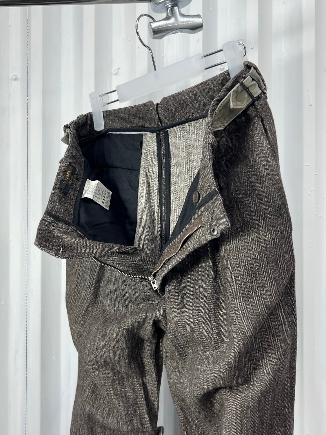 Black gold bondage pants 상품이미지8