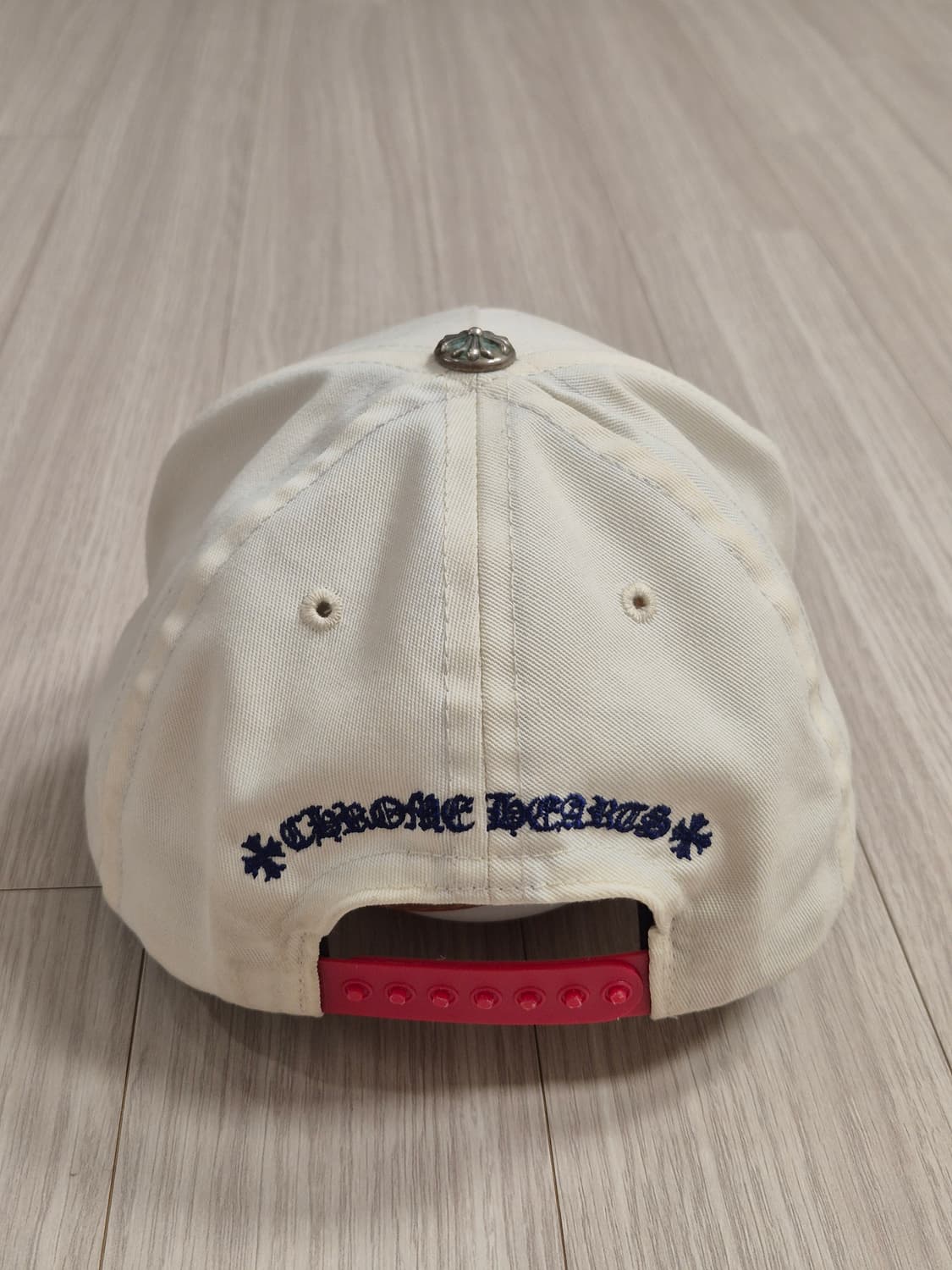크롬하츠 CH자수 5패널 캡 (레드×아이보리) 상품이미지4