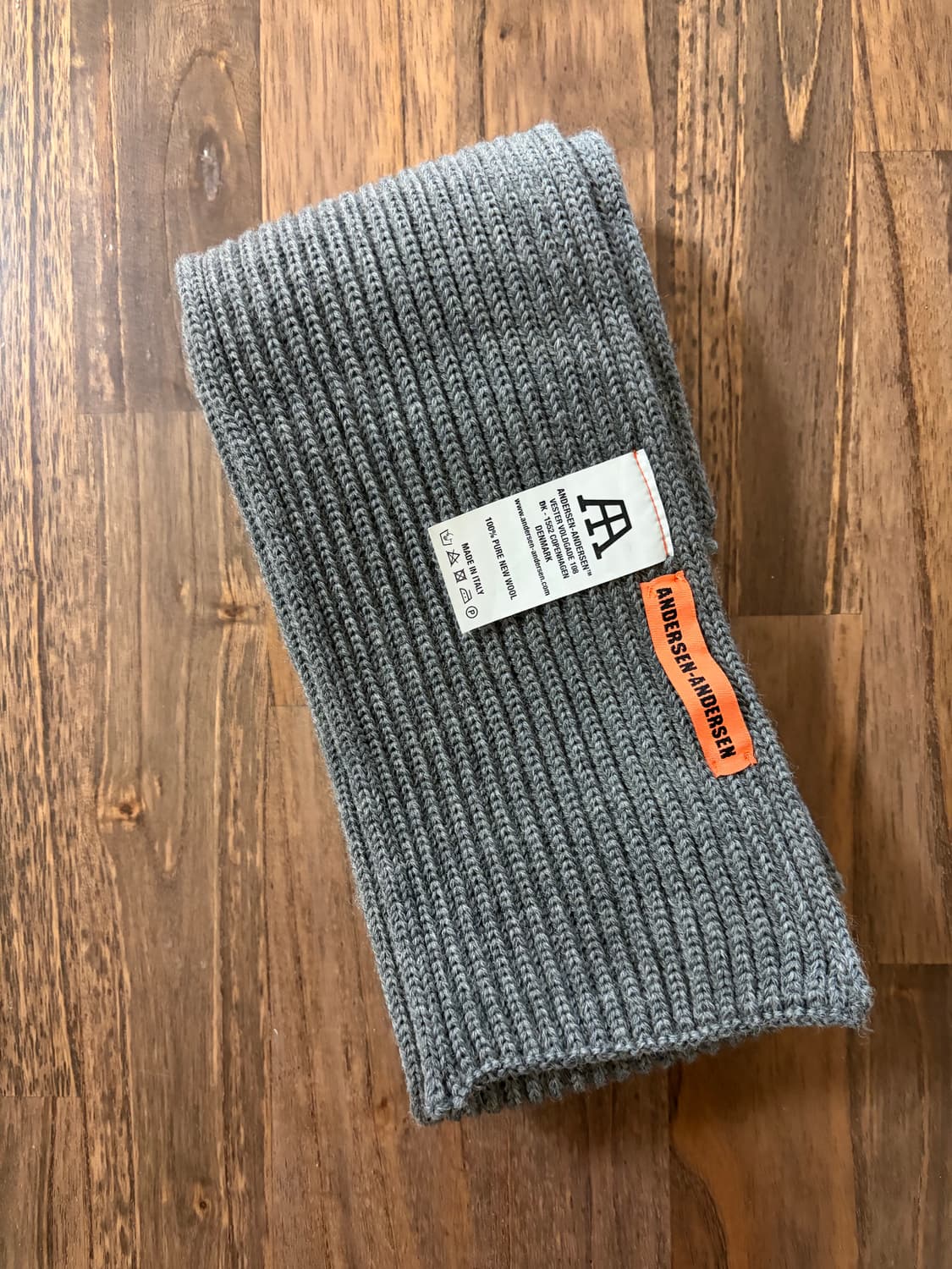 안데르센안데르센 퓨어 울머플러 그레이 상품이미지1