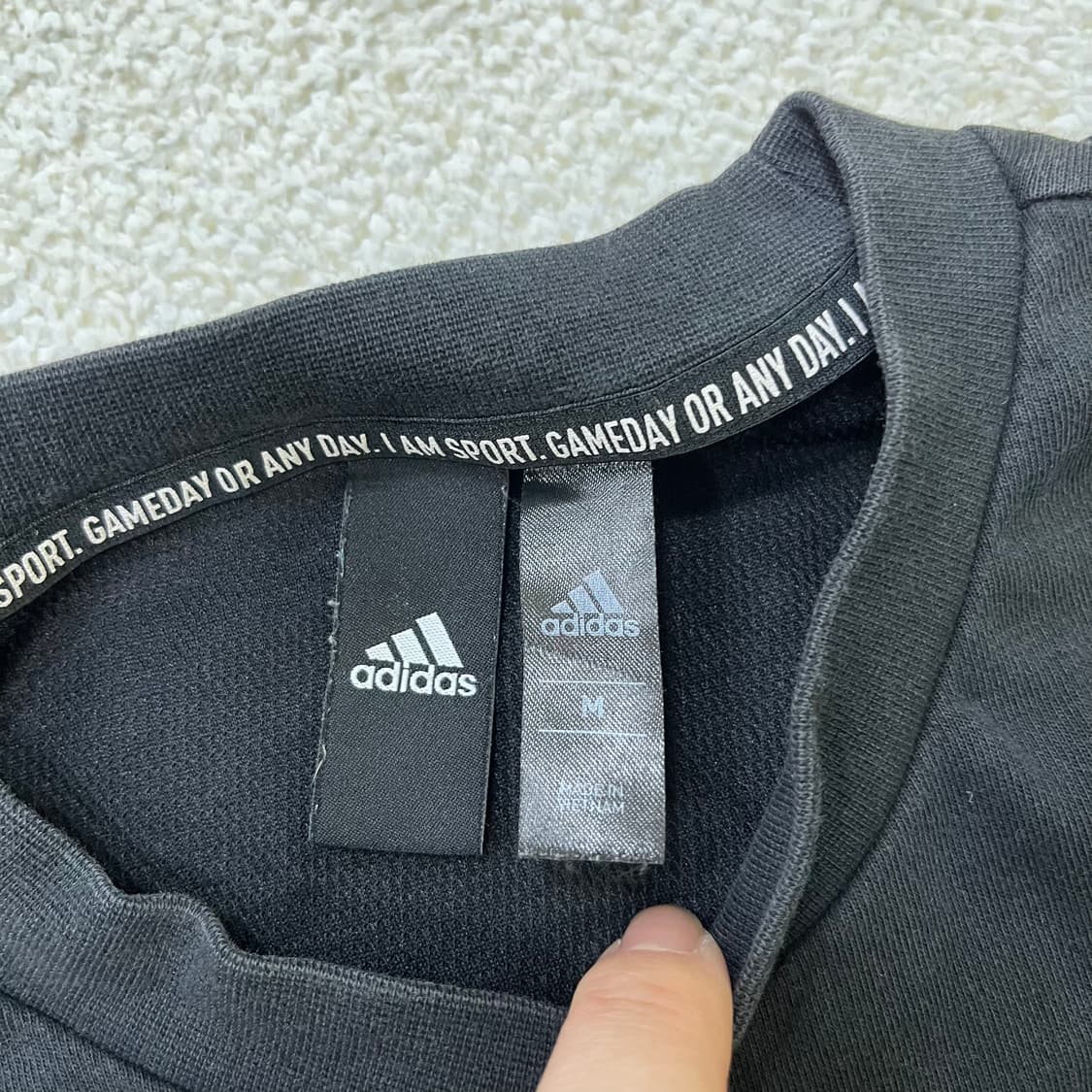 M 아디다스 빅로고 긴팔 티셔츠 0324M 상품이미지2