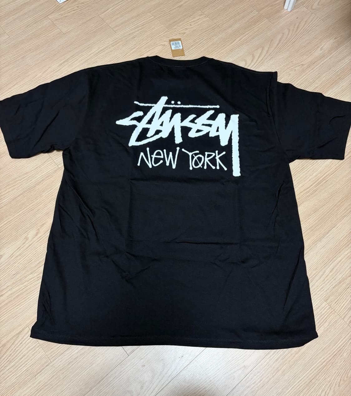스투시 뉴욕티 블랙 새상품 (L, XL) 상품이미지1
