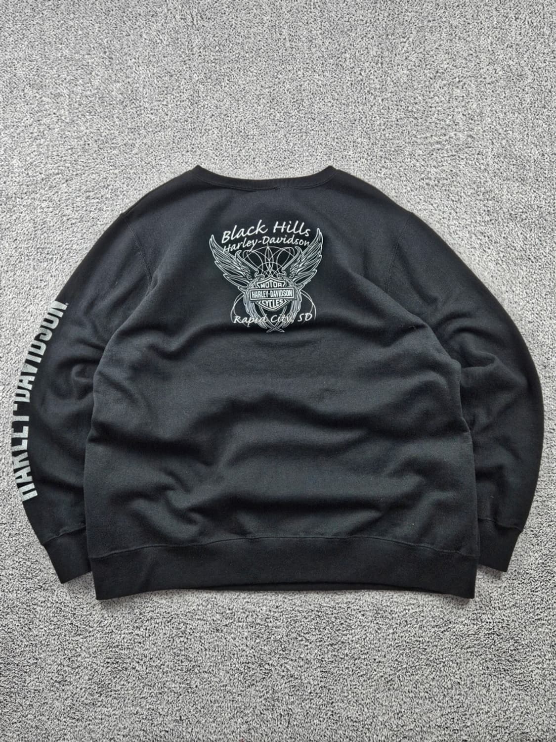 할리데이비슨 썬더 드로잉 커스텀 맨투맨 스웻 셔츠 (2XL) / 9294 상품이미지5